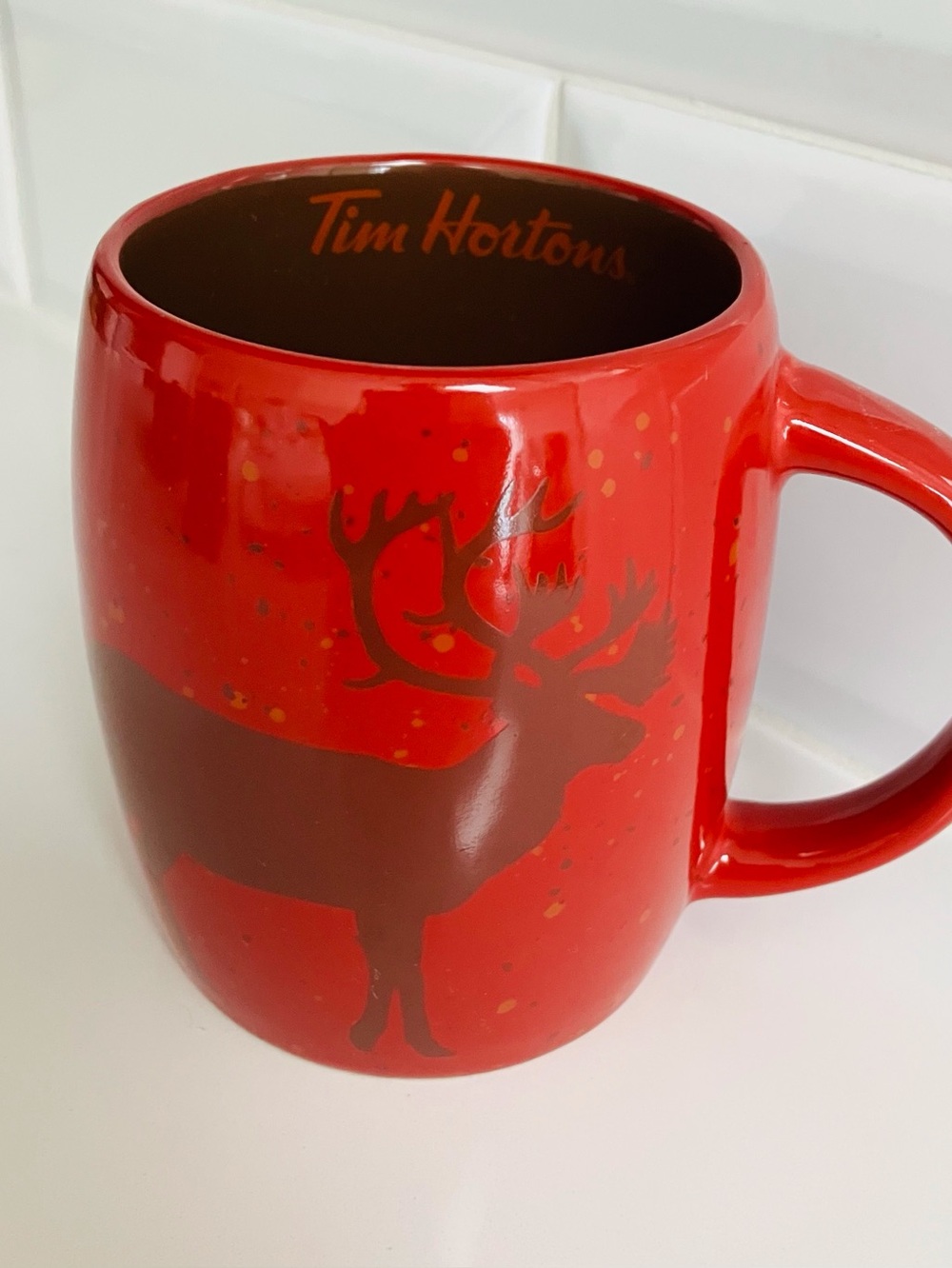 Tim Hortons 2016 Limited Edition #016 Reindeer Coffee Tea Mug Collectible